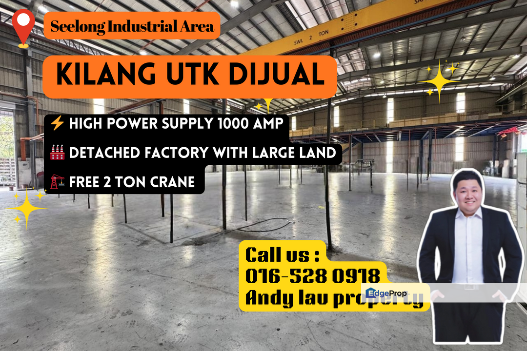  Seelong / 1.5 Storey Detached Factory / RM11M / Medium Industry, Johor, Senai