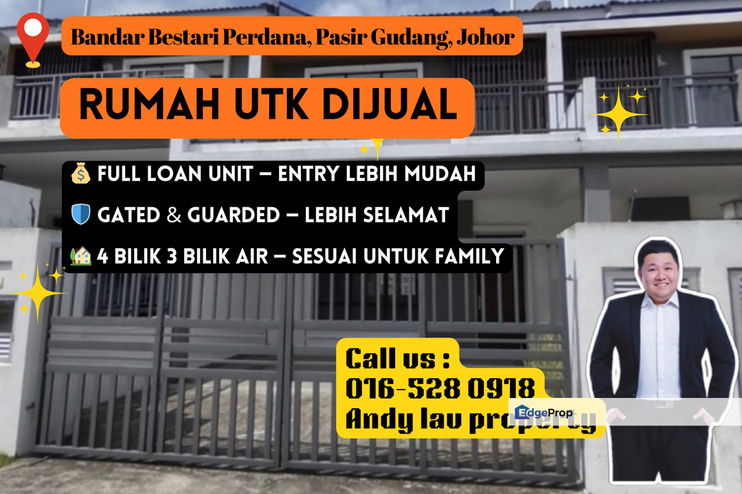 Bandar Bestari Perdana / Double Storey Terrace / RM499K / Full Loan + Gated & Guarded, Johor, Pasir Gudang
