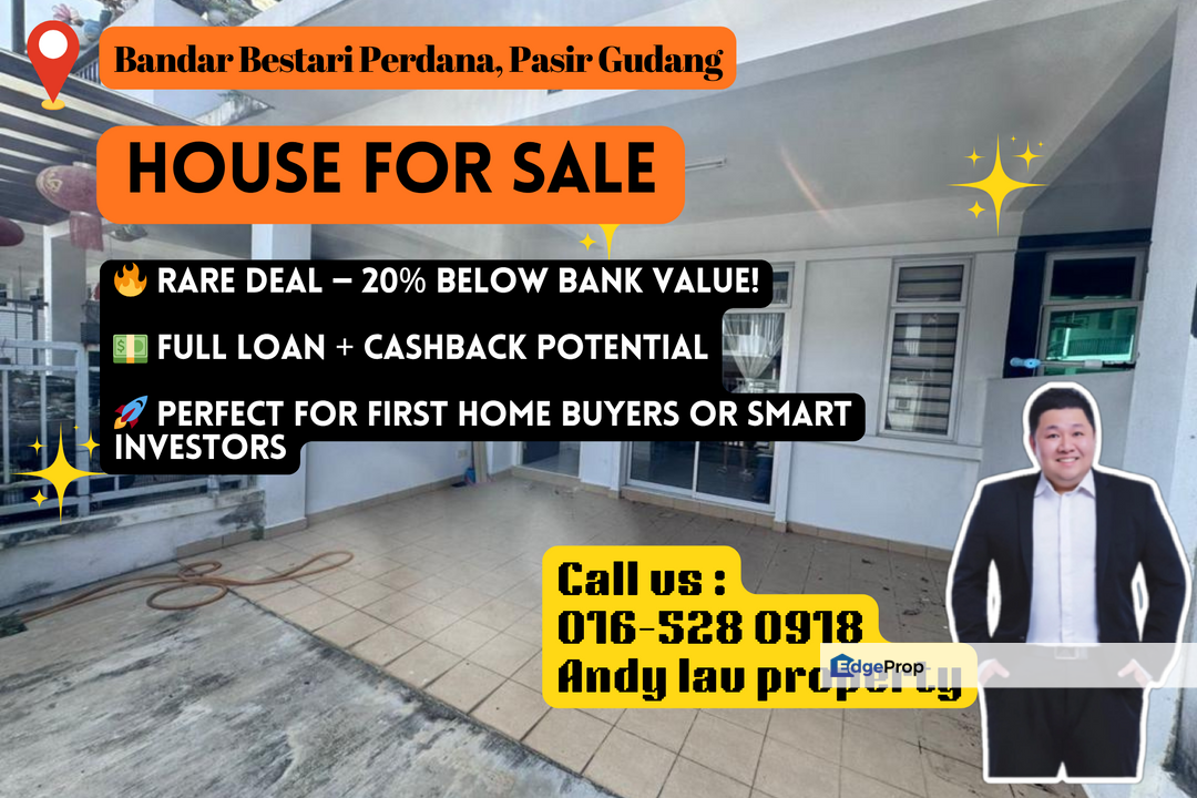 Bandar Bestari Perdana / Double Storey Terrace / RM420K / Full Loan + Below Bank Value, Johor, Pasir Gudang
