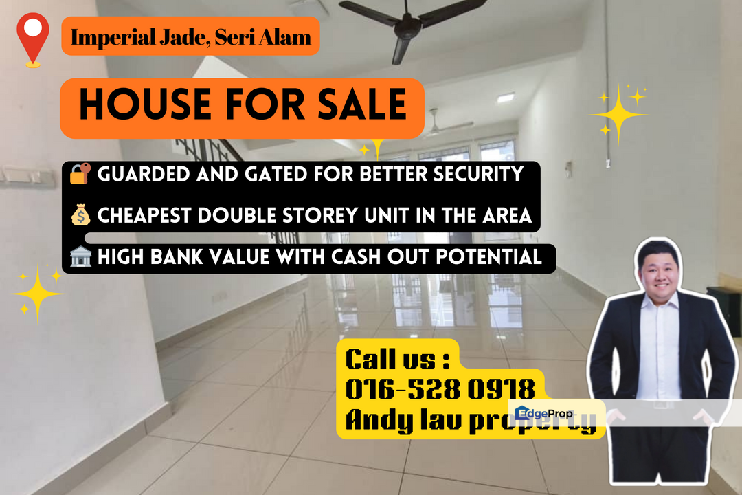 Seri Alam / Double Storey Terrace / RM528K / Full Loan Cash Out Unit , Johor, Masai