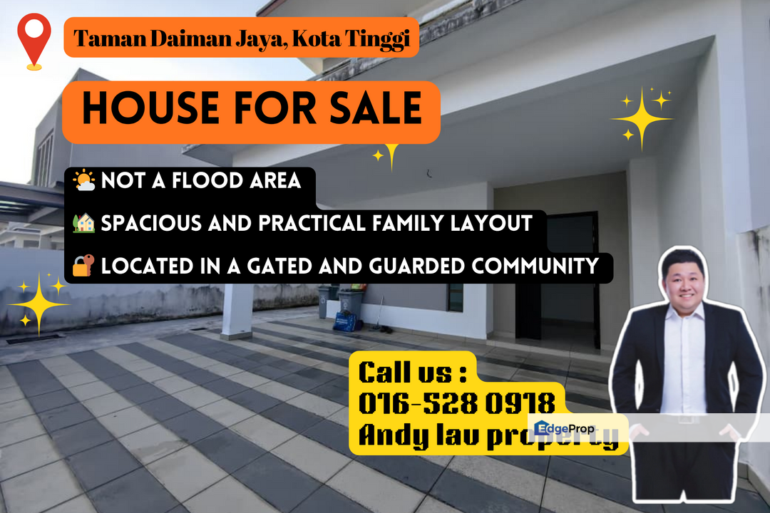 Taman Daiman Jaya / Double Storey Cluster House / RM800K / Not a Flood ...