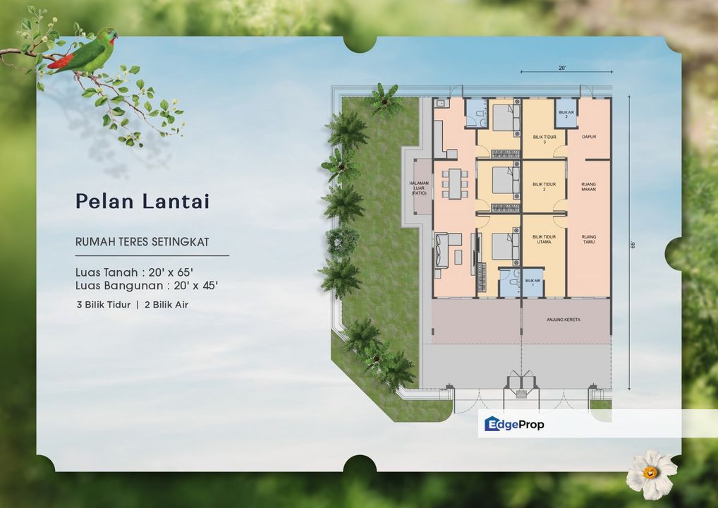 Rumah SelangorKU Bernam Jaya Selangor Terrace House for Sale, Selangor, Kerling