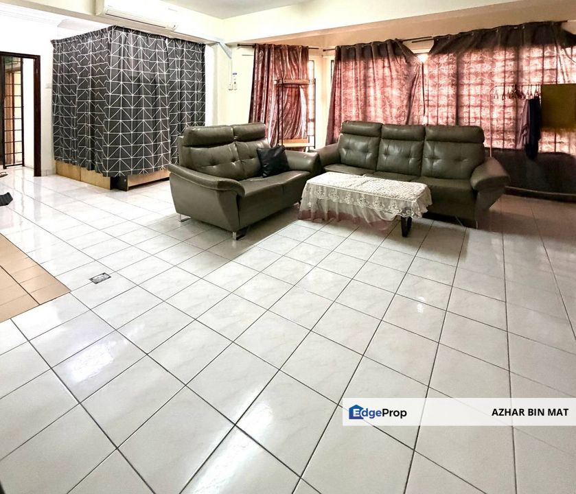 BIG & CORNER UNIT 1265sqft Bayu Tasik Condominium Bandar Sri Permaisuri Cheras Kl for Sale untuk dijual, Kuala Lumpur, Cheras