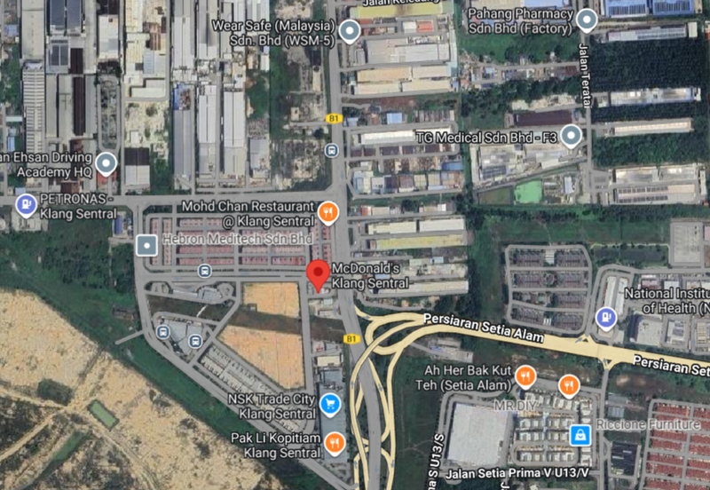 Mainroad Showroom / Shop / Land For Rent @ Jalan Meru, Klang near Setia Alam, Klang Sentral