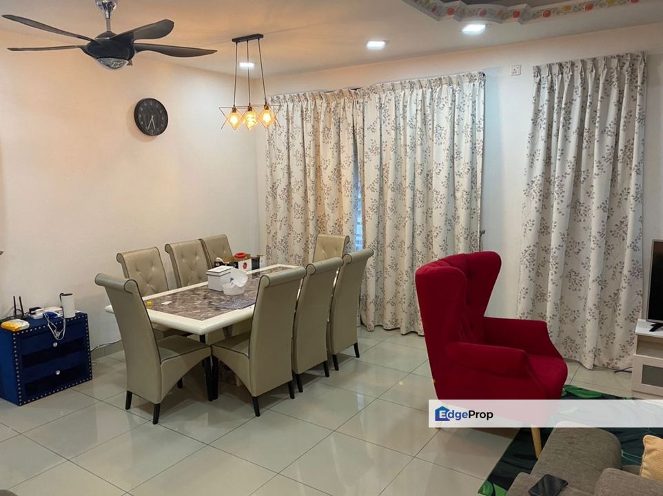 Good Location Taman Damansara Aliff Full Extend End Lot Double Storey, Johor, Johor Bahru