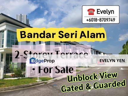 Bandar Seri Alam, 2-Storey Terrace House, Unblock View, Freehold, Bumi Lot., Johor, Masai