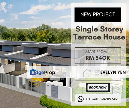 Alam Heights , Single Storey Terrace House, Freehold., Johor, Masai