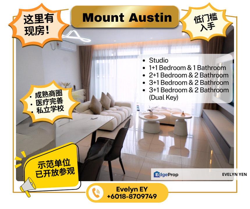 Austin Regency Luxury Apartment ,Studio ,New Unit., Johor, Johor Bahru