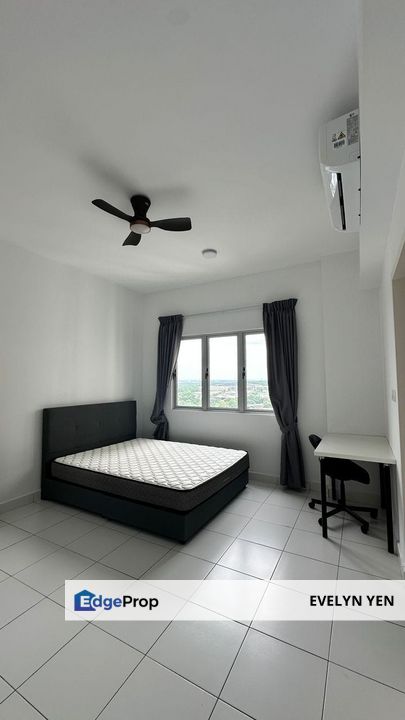 Permas Ville Apartment For Rent , Fully Furnished, 2 Bedroom, 2 Car Park., Johor, Permas Jaya/Senibong