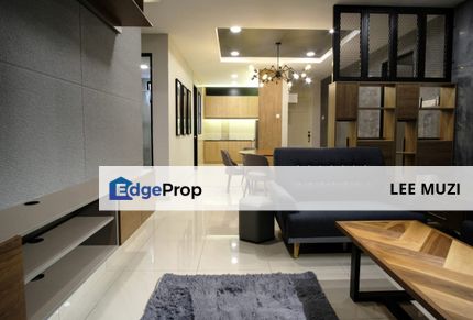 Upper East @ Tiger Lane Modern Artistic Hotel Style furnished renovated high floor corner unit with balcony freehold, Perak, Ipoh