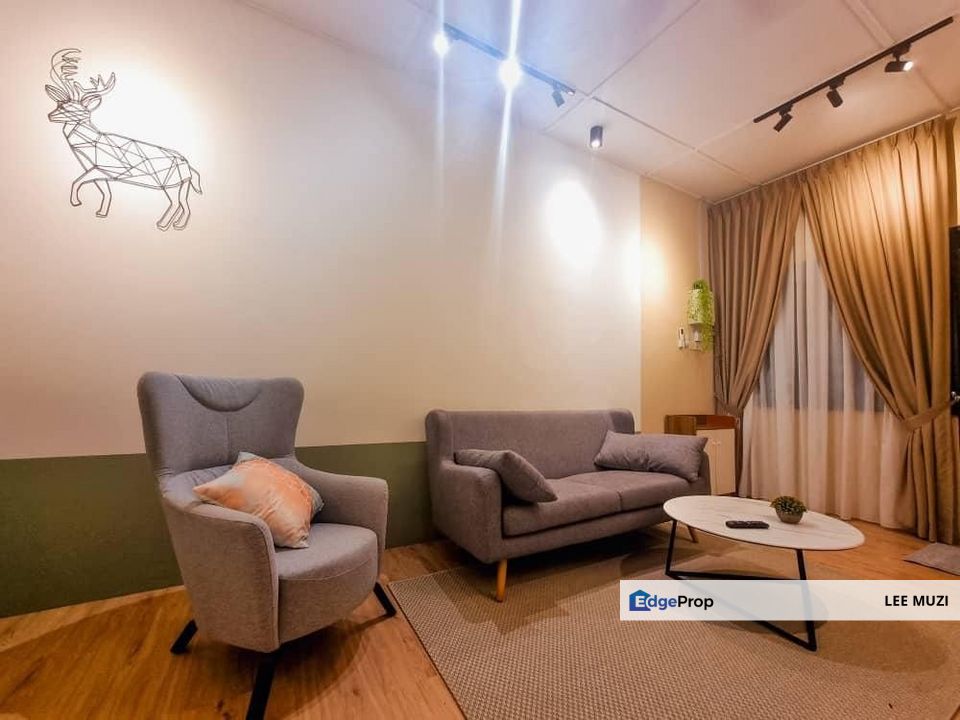 TAMAN PINJI MEWAH NEAR STATION 18 MENGLEMBU LAHAT FULLY FURNISHED SINGLE STOREY HOUSE FOR RENT, Perak, Lahat