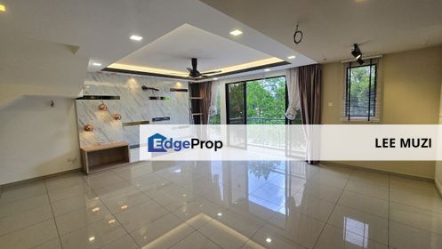 UPPER EAST TIGER LANE IPOH DUPLEX UNIT WITH PARTIAL FURNISHED 2 CAR PARKS GATED GUARDED FOR RENT, Perak, Ipoh