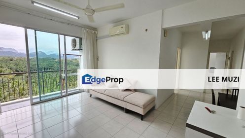 BELOW MARKET VALUE!!! PARTIALLY FURNISHED TECOMA CONDO @ BOTANI IPOH – GATED & GUARDED | NICE VIEW | CAR PARK INCLUDED | LOW DENSITY | FOR SALE, Perak, Ipoh
