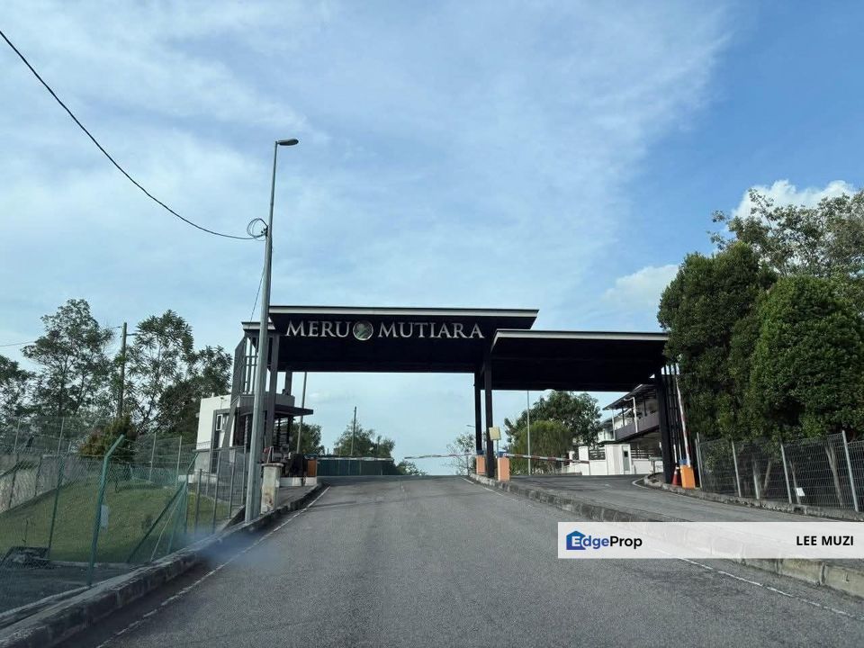 TAMAN MERU MUTIARA NEAR KLEBANG JELAPANG GATED GUARDED PARTIAL FURNISHED DOUBLE STOREY SEMI D FOR RENT, Perak, Kinta