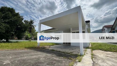TAIPING NEAR KAMUNTING TAIPING TOWN PERAK FREEHOLD HUGE LAND NEW PAINTED SINGLE STOREY BUNGALOW FOR SALE, Perak, Taiping