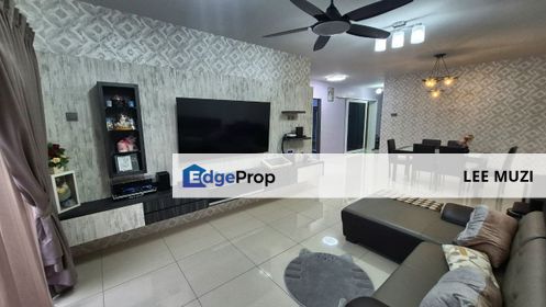 MANHATTAN CONDOMINIUM FREEHOLD PARTIAL FURNISHED RENOVATED CORNER LOT WITH 3 CAR PARKS FOR SALE , Perak, Ipoh