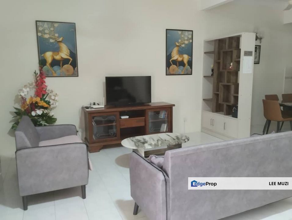 IPOH GARDEN NEAR KINTA CITY SUNWAY TAMBUN IPOH TOWN FULLY FURNISHED DOUBLE STOREY TERRACE HOUSE FOR SALE, Perak, Ipoh