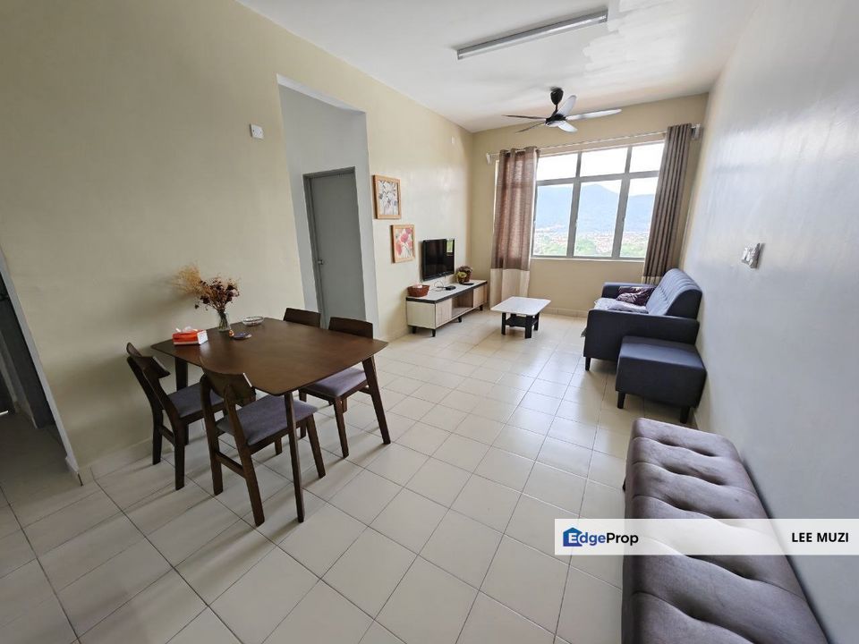 PRIMA FALIM NEAR IPOH TOWN AREA FULLY FURNISHED HIGH FLOOR CONDOMINIUM APARTMENT FOR RENT, Perak, Kinta