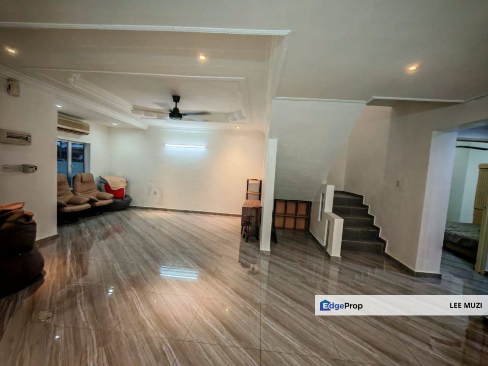 TAMAN TASEK INDAH BERCHAM TASEK PARTIAL FURNISHED WITH AUTO GATE DOUBLE STOREY TERRACE HOUSE FOR RENT, Perak, Ipoh