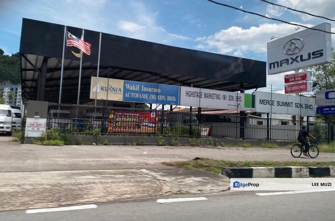 Jalan Kuala Kangsar ipoh commercial land with building 100amp electric For rent, Perak, Ipoh