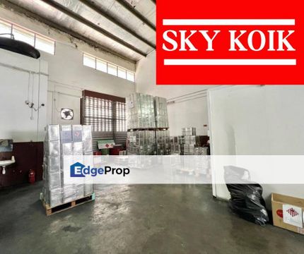 Mak Mandin 1.5 storey terrace light industry for sale, Penang, Butterworth