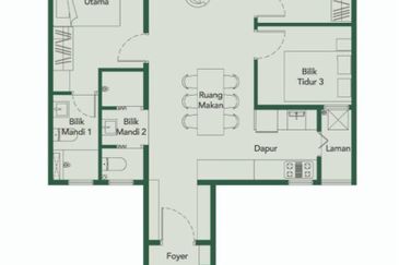 Flora Hijauan @ Melati East, Gombak