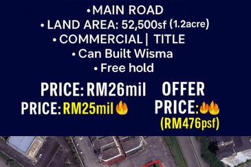 LAND FOR SALE – KEPO﻿NG KIP MAIN ROAD COMMERCIAL LAND