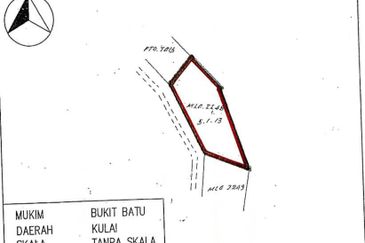 🔥 FIRST LAYER LAND FOR SALE – FREEHOLD OPEN LAND, SEDENAK (KULAI) 🔥