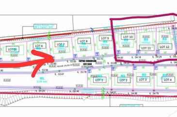 5,727 sq ft Lot banglo Taman Tenggiri Kg Bahru Si Rusa