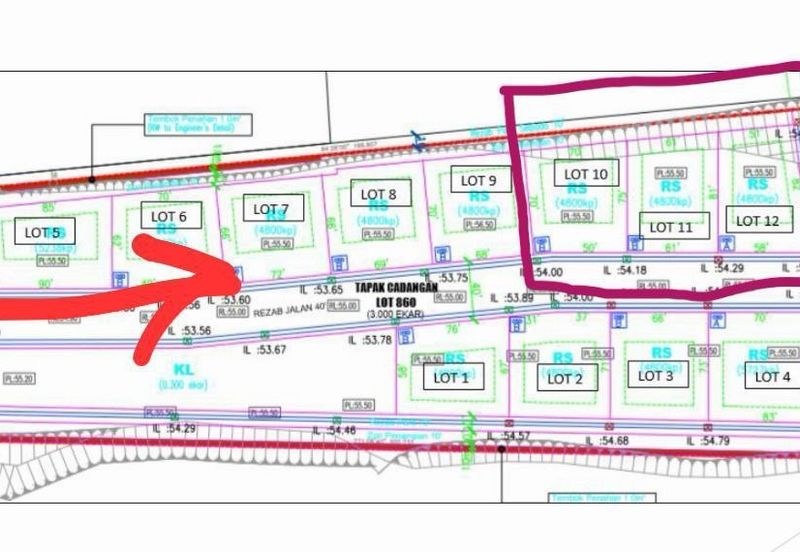 5,727 sq ft Lot banglo Taman Tenggiri Kg Bahru Si Rusa