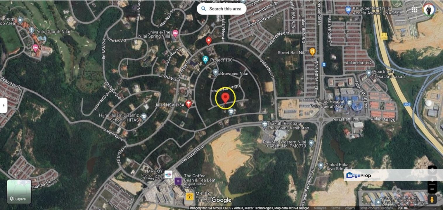 Nilai Spring Villas Bungalow Lot Readu To Build, Negeri Sembilan, Nilai