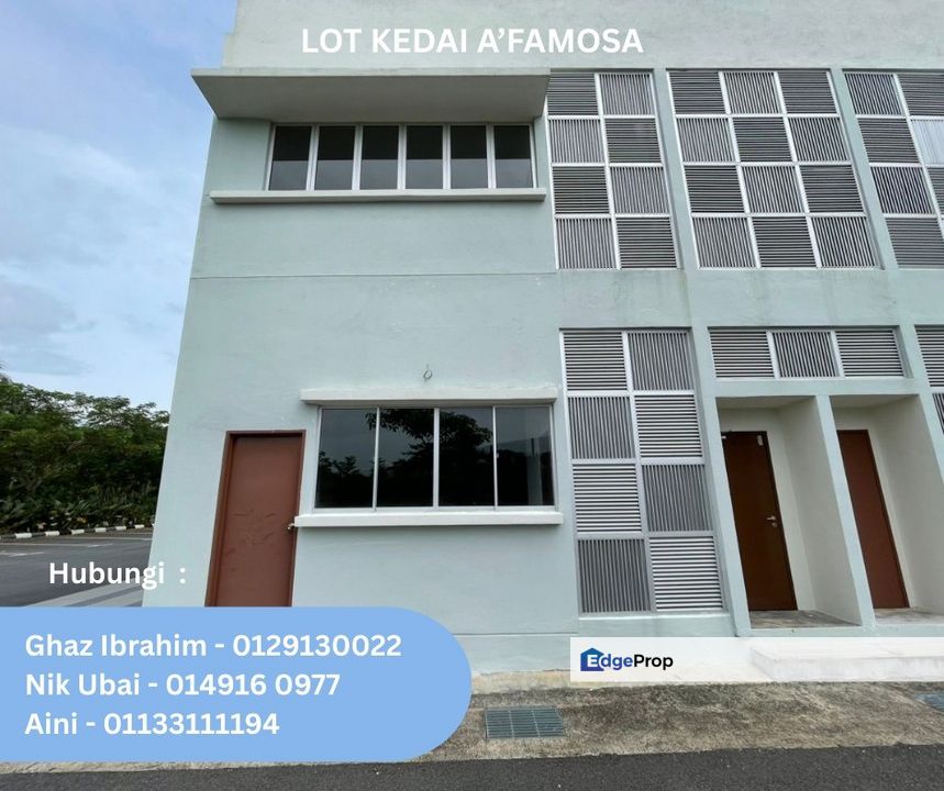 PR1MA A’FAMOSA - LOT KEDAI UNTUK DIJUAL ‼ , Melaka, Alor Gajah
