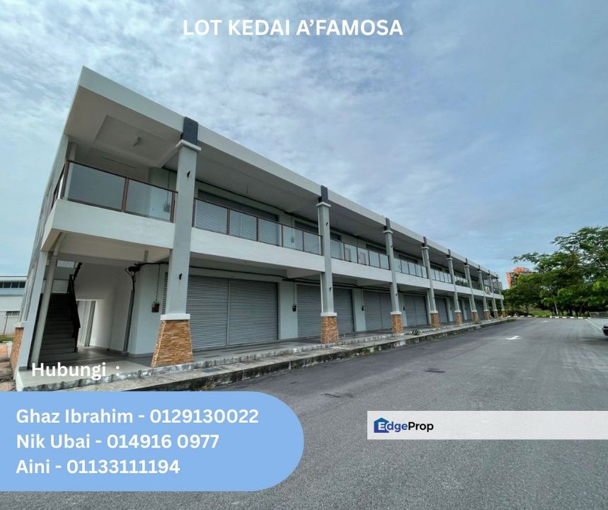 PR1MA A’FAMOSA - LOT KEDAI UNTUK DIJUAL ‼ , Melaka, Alor Gajah