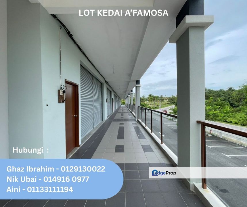 PR1MA A’FAMOSA - LOT KEDAI UNTUK DIJUAL ‼ , Melaka, Alor Gajah