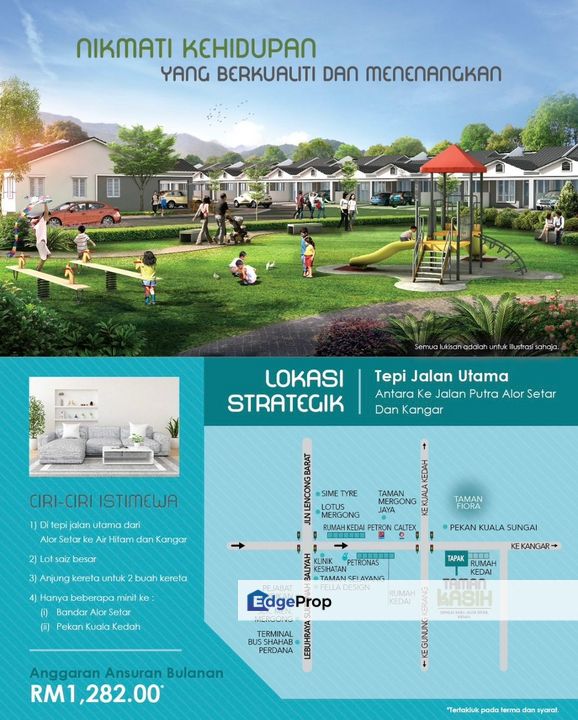 TAMAN KASIH – SUNGAI BARU, ALOR SETAR, Kedah, Kota Setar