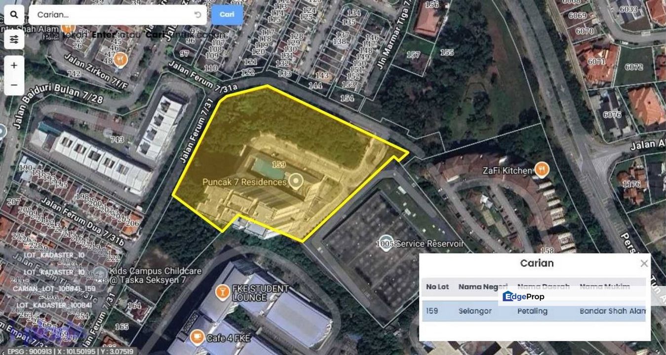 Shah Alam Seksyen 7 - Tanah For Sale, Selangor, Shah Alam