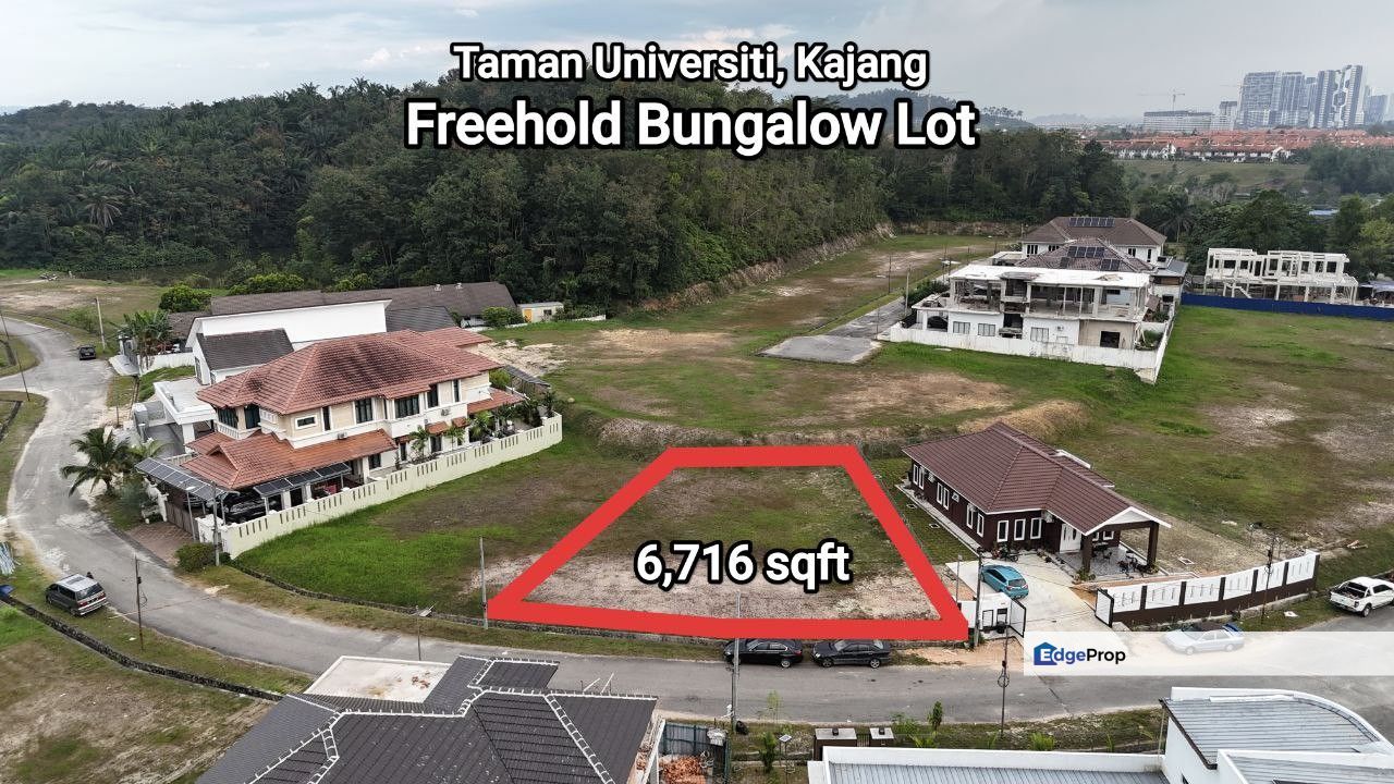 TAMAN UNIVERSITI BANGI UKM BUNGALOW LOT FOR SALE FREEHOLD OPEN TITLE, Selangor, Bangi