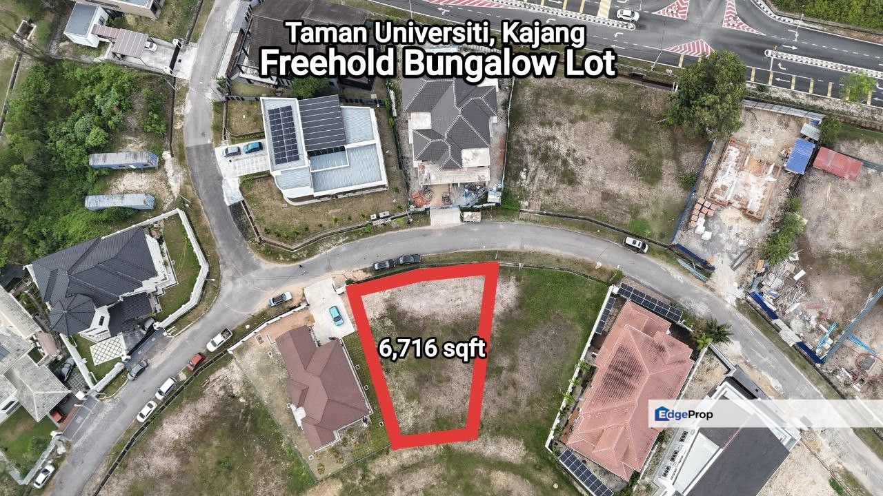 TAMAN UNIVERSITI BANGI UKM BUNGALOW LOT FOR SALE FREEHOLD OPEN TITLE, Selangor, Bangi