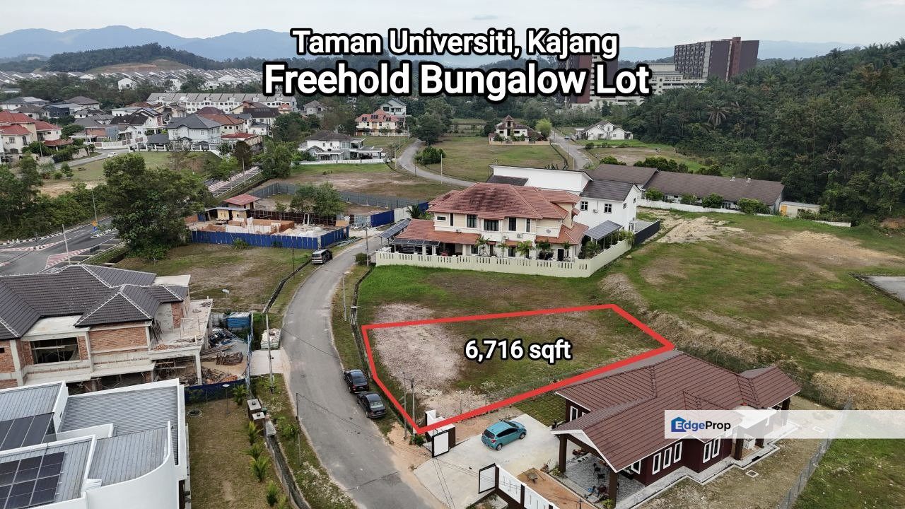 TAMAN UNIVERSITI BANGI UKM BUNGALOW LOT FOR SALE FREEHOLD OPEN TITLE, Selangor, Bangi