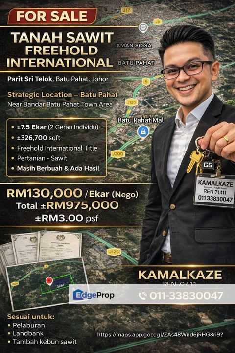 Parit Sri Telok, Batu Pahat Tanah Sawit, Johor, Batu Pahat