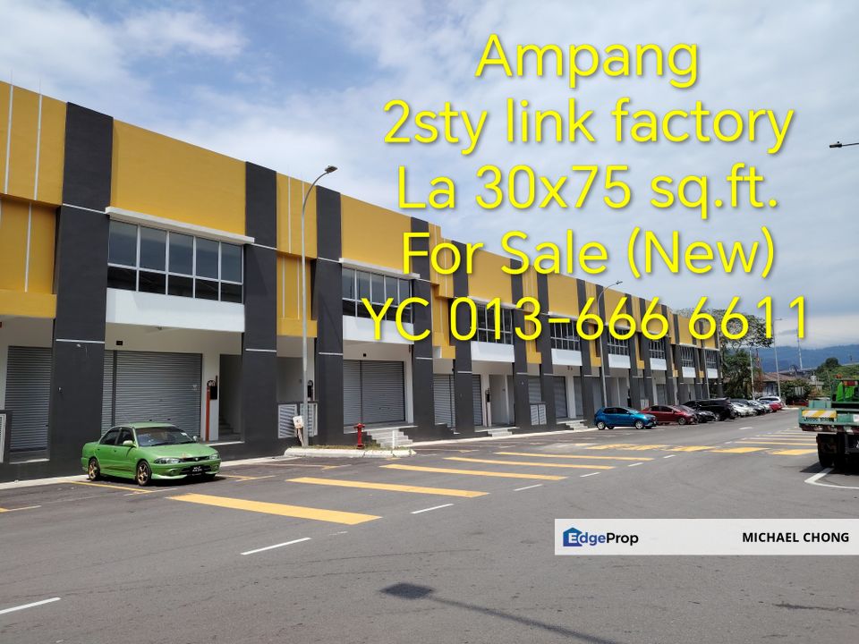 Ampang Tambahan new link factory for sale, Selangor, Ampang