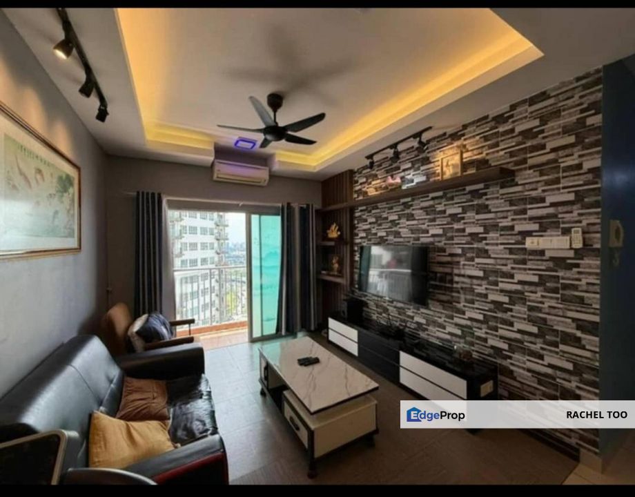 Parklane OUG Block D1 Apartment fully furnished & ready move in corner unit for rent, Kuala Lumpur, Taman OUG