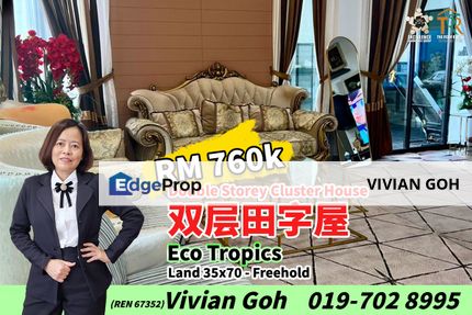 Eco Tropics Double Storey Cluster House For Sale, Johor, Pasir Gudang