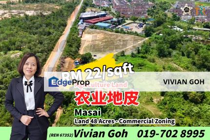 Masai Agriculture Land For Sale, Johor, Johor Bahru