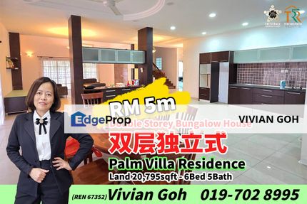 IOI Palm Villa Residence Double Storey Bungalow House For Sale / Rent, Johor, Kulai