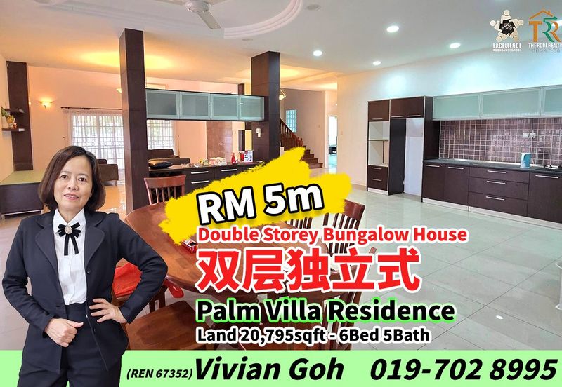 IOI Palm Villa Residence Double Storey Bungalow House For Sale / Rent