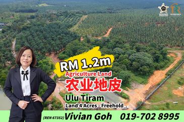 Ulu Tiram Agriculture Land For Sale