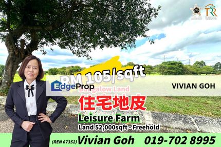 Leisure Farm Bungalow Land For Sale, Johor, Gelang Patah