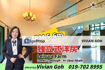 Leisure Farm Bungalow House For Sale, Johor, Gelang Patah