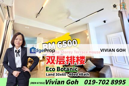 Eco Botanic Double Storey Terrace House For Rent, Johor, Nusajaya